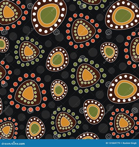 Fondo Aborigen Del Punto Del Vector Del Arte Arte Ilustraci N Del