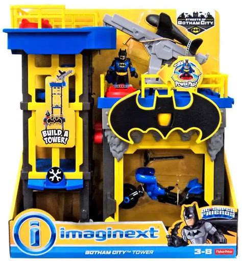 Fisher Price DC Super Friends Imaginext Gotham City Tower Playset 2016 ...