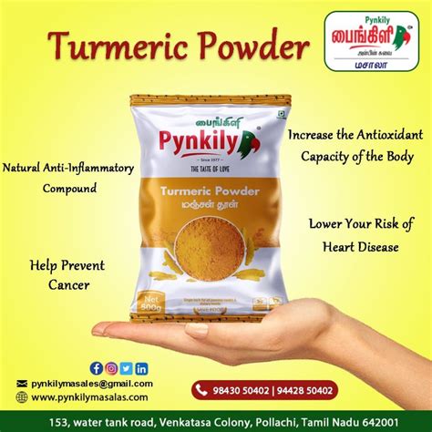 Yellow Pynkily Pure Turmeric Powder Packaging Type Packets