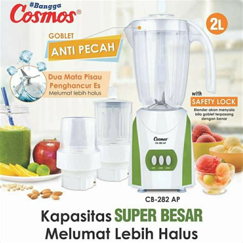 Jual Cosmos Cb Ap Ap In Blender Plastik Liter Anti Pecah