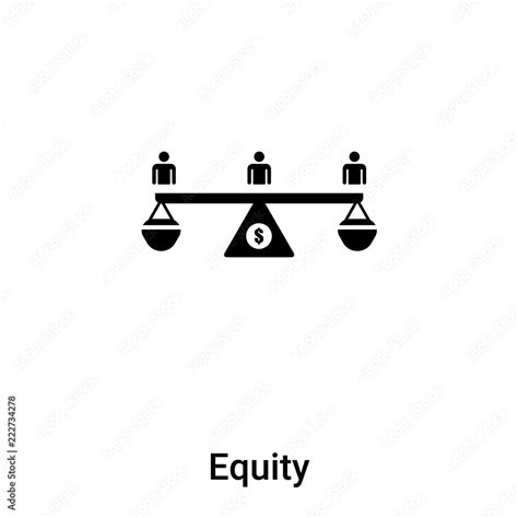 Equity Icon Vector Isolated On White Background Logo Concept Of Equity