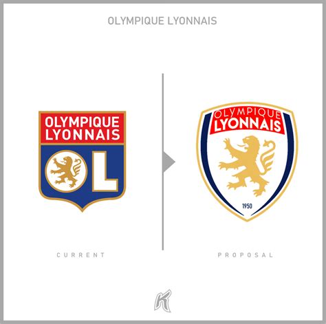 Olympique Lyonnais Logo Redesign