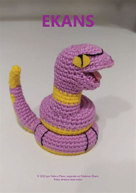 Ekans Receita Amigurumi Pdf Feito A Mano Hotmart