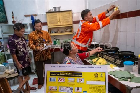 SOSIALISASI KEAMANAN PENGGUNAAN JARINGAN GAS PGN ANTARA Foto