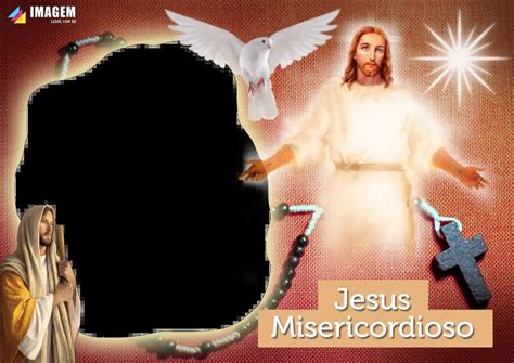 Calend 225 Rio 2023 Jesus Misericordioso Moldura Png Para Foto Montagem