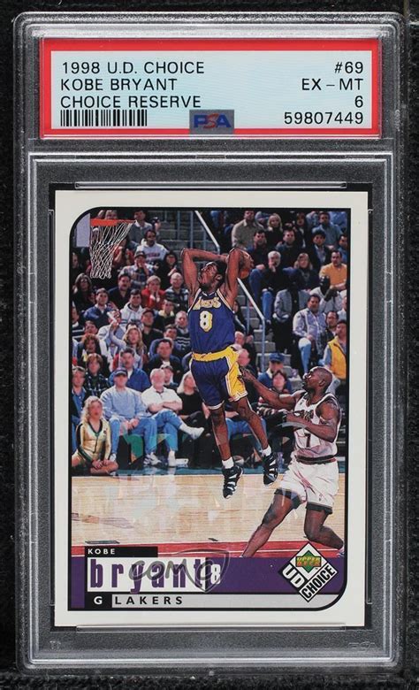 1998 99 Upper Deck UD Choice Choice Reserve 69 Kobe Bryant For Sale