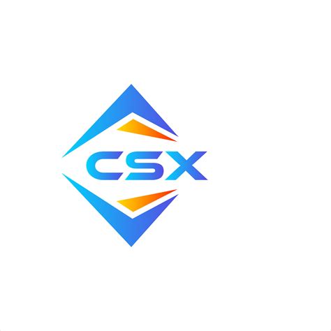 CSX abstract technology logo design on white background. CSX creative ...