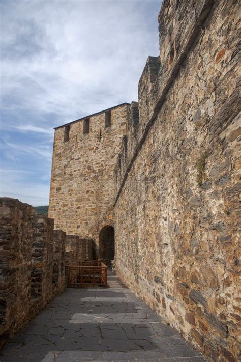 Beautiful Templar Castle In Ponferrada Spain Stock Photo Image Of