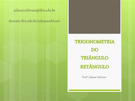 Trigonometria Do Tri Ngulo Ret Ngulo Ppt Carregar