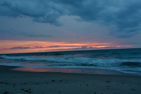 Cloudy Playalinda Beach 3 Sunrise Photograph by Christopher Mercer - Pixels