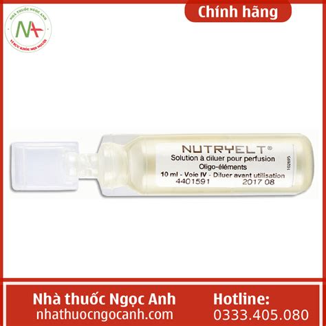 Thuốc tiêm Nutryelt là thuốc gì, giá bao nhiêu? Mua ở đâu?
