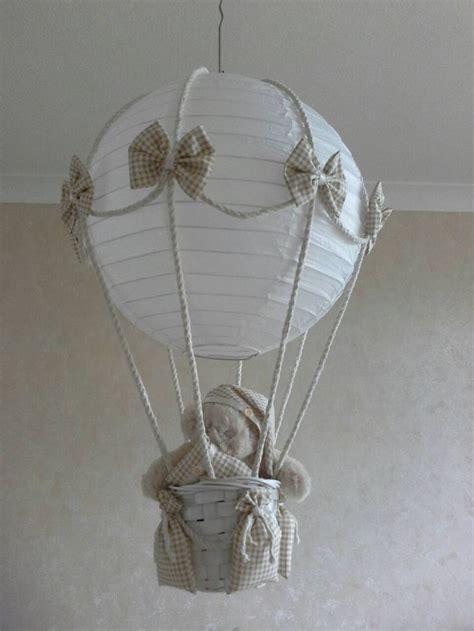 Hot Air Balloon Nursery Light Shade With Tatty Teddy