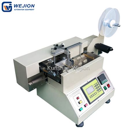 WJ High Speed Small Sticker Label Cutting Stacking Machine Hot Cold Knife Cutting Belt