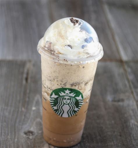 Starbucks Double Chocolate Chip Frappuccino With White Mocha