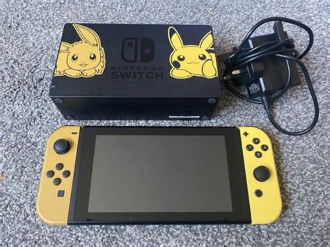 Nintendo Switch Pikachu And Eevee Edition Console 32gb 4902370540536 Ebay