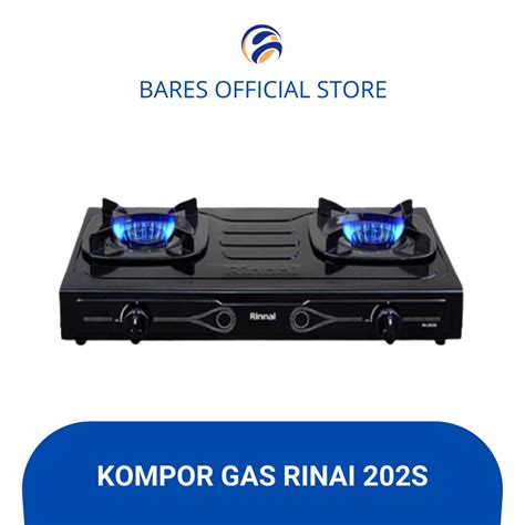 Jual Kompor Rinnai 2 Tungku Rinnai RI 202S Teflon RI 202 S Shopee