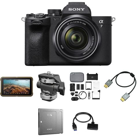 Sony A7 Iv Mirrorless Camera With 28 70mm Lens And Recording Kit