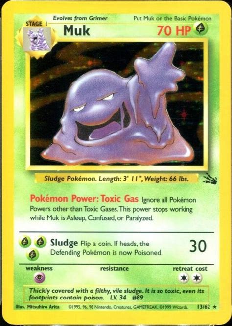 Muk Fossil Unlimited Holo Sgc Price Guide Sports Card