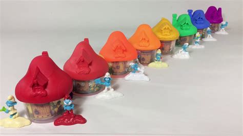 Mcdonalds Happy Meal Smurfs Village Toys Collect All Off