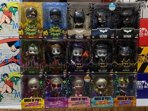 Hot Toys Cosbaby Cosrider Batman Superman Joker Harley Quinn The Penguin Two Face Riddler