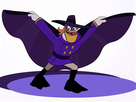 Launchpad McQuack dressed as Darkwing Duck by coDDRy on DeviantArt