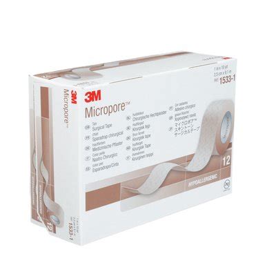 M Micropore Surgical Tape Tan In X Yd Cm X M