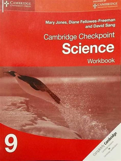 CAMBRIDGE CHECKPOINT SCIENCE WORKBOOK 9 CAMBRIDGE INTERNATIONAL