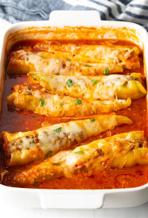 Italian Sausage Stuffed Banana Peppers Low Carb A Spicy Perspective