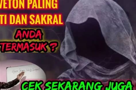 Dua Weton Paling Sakti Dan Sakral Apakah Anda Termasuk Jurnal News