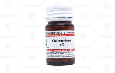 Schwabe Cholesterinum Trituration Tablet X Uses Price Dosage Side