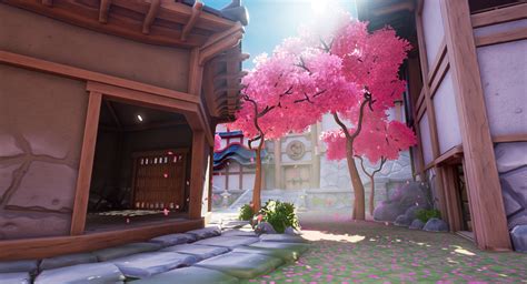 UE4 Overwatch FanArt Hanamura Polycount