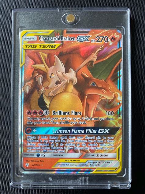 Charizard Braixen Tag Team Gx Cosmic Eclipse Pokemon Hobbies Toys