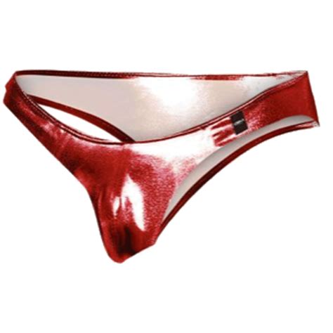 BIKINI TAILLE BASSE ROUGE PROVOCATIVE C M CUT MEN