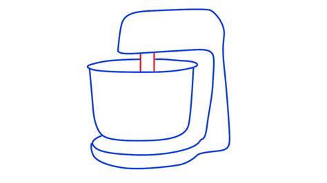 How To Draw Stand Mixer Step By Step 6 Easy Phase