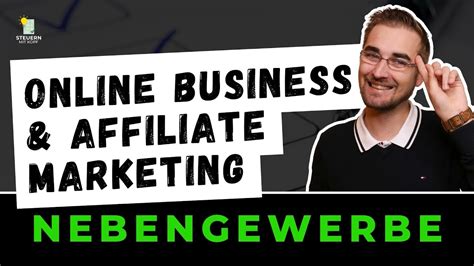 Affiliate Marketing im Nebengewerbe Das musst du über Einkommens und