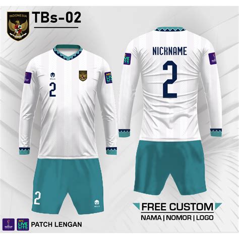 Jual Setelan Jersey Timnas Indonesia Baju Timnas Piala Asia Qatar 2023