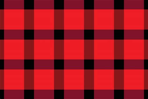 Red And Black Plaid Fabric Pattern For Background And Wallpaper