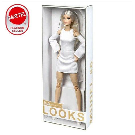 Mattel Gxb28 Barbie Signature Looks Tall Blonde Doll Posable Genuine 3935548882