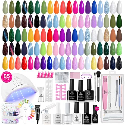 Amazon Beetles Gel Nail Polish Kit With Uv Light Pcs Set