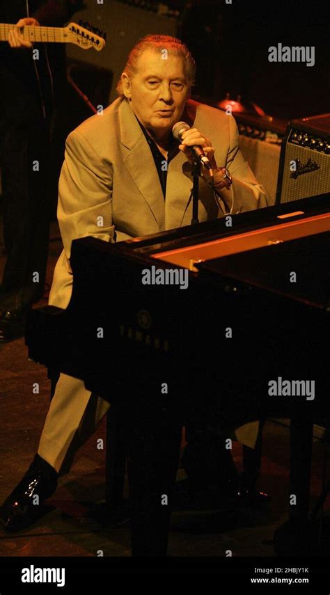 Jerry Lee Lewis performs live on stage Stock Photo - Alamy