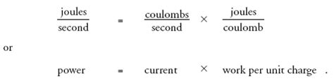 1 coulomb is equal to how many joules