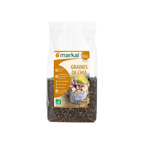 Graine De Chia Bio Markal Bio G La Belle Vie Courses En