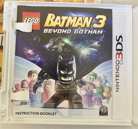 Nintendo Ds3 Ds Games X4 Mario Bros Dc Comics Lego Batman Euc Ebay