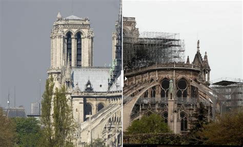 Catedral De Notre Dame O Antes E O Depois Do Inc Ndio Tvi Not Cias