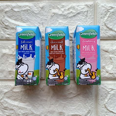 Jual Susu Greenfields Ml Full Cream Choco Malt Coklat Cokelat