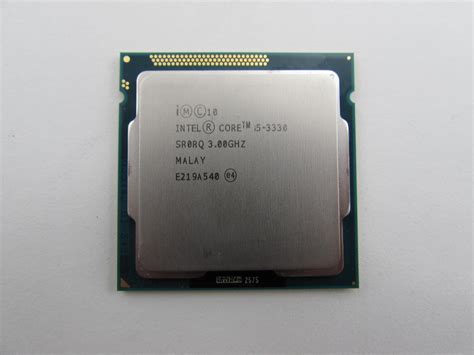 Intel Core i5-3330 3.0GHz Quad Core SR0RQ Socket 1155 Ivy Bridge CPU ...