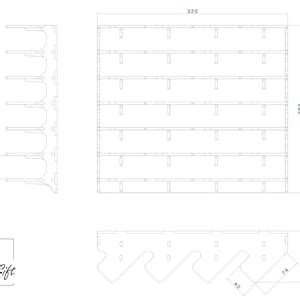 Toy Car Support Organizer Hot Wheels DXF SVG CDR Laser Cut File Mm And Mm Etsy