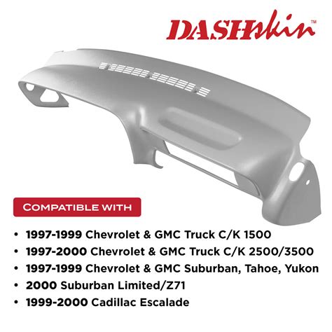 DashSkin Molded Dash Cover For 97 99 GM SUVs 97 98 Trucks In Medium