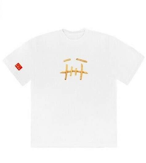 Travis Scott Cactus Jack Mcdonalds Fry Tshirt Size 2Xlarge Dereks