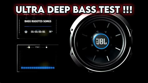 Ultra Deep Bass Test Bass Boosted Bass Lover Youtube